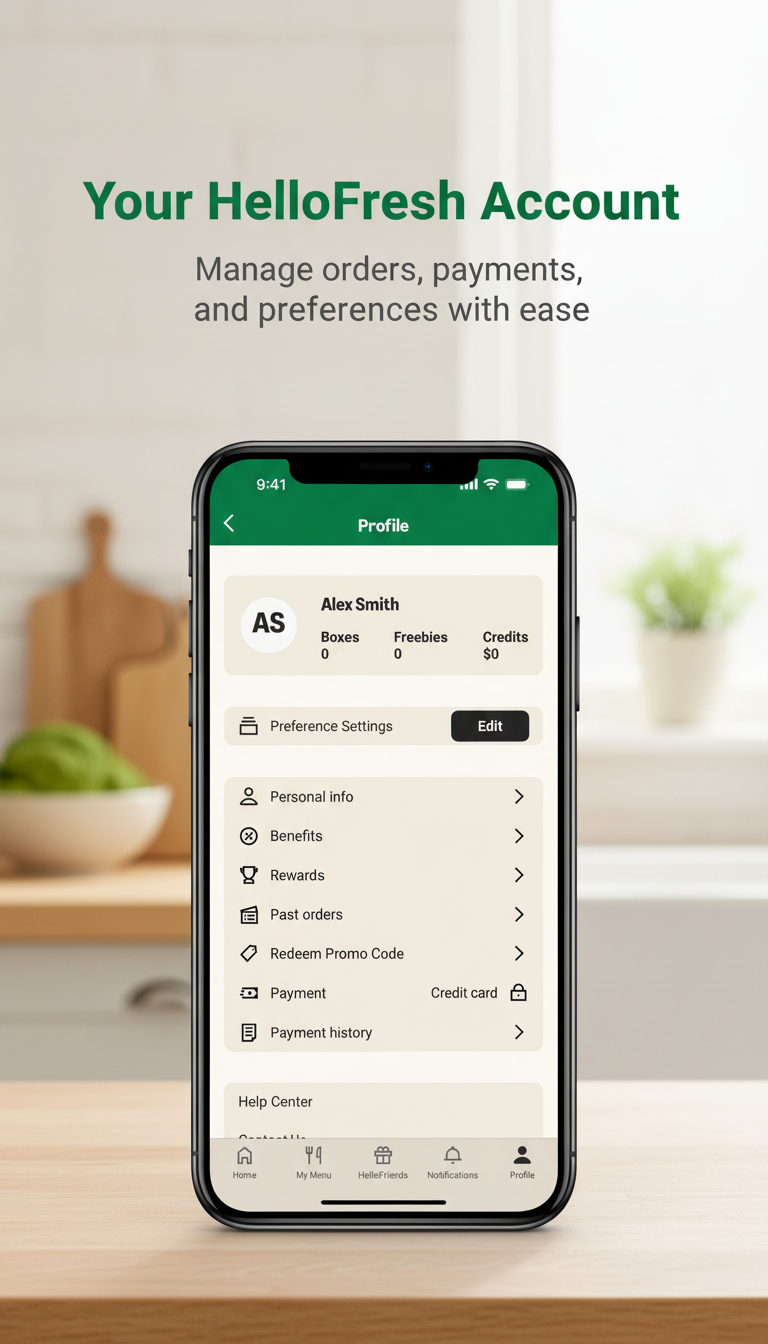 Your HelloFresh Account