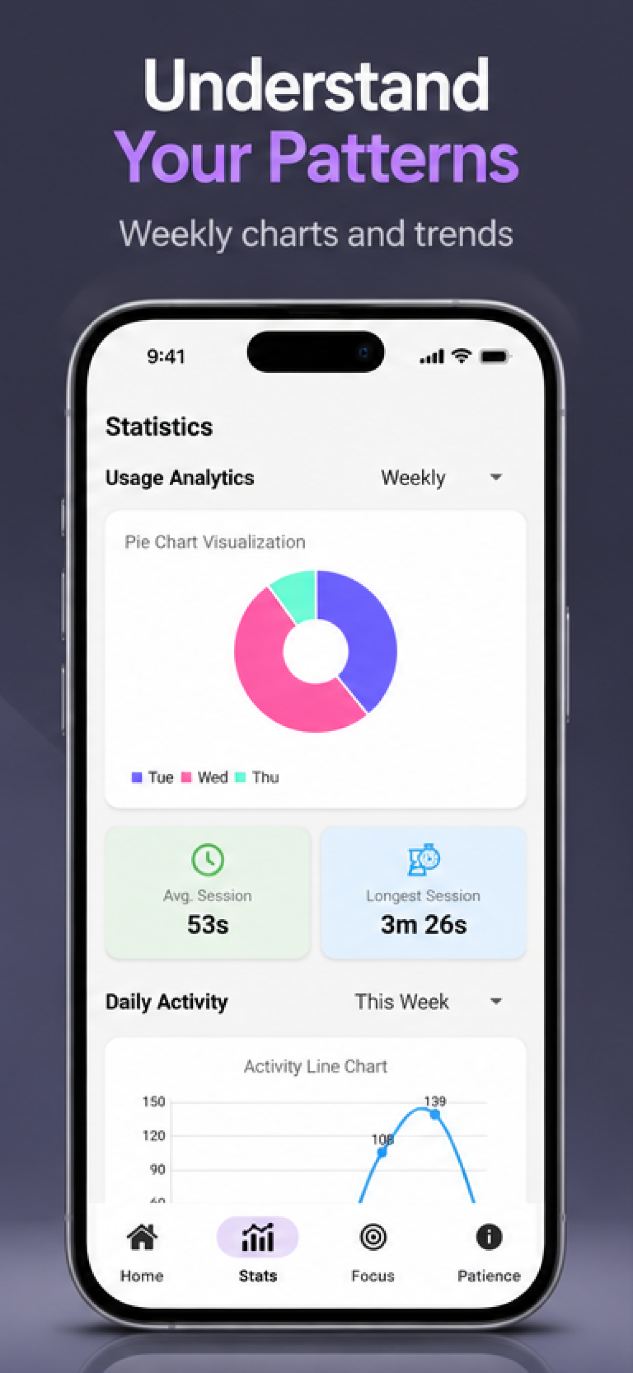 AppMockup panorama set, screenshot 3 of 4 — one continuous scene across an App Store listing